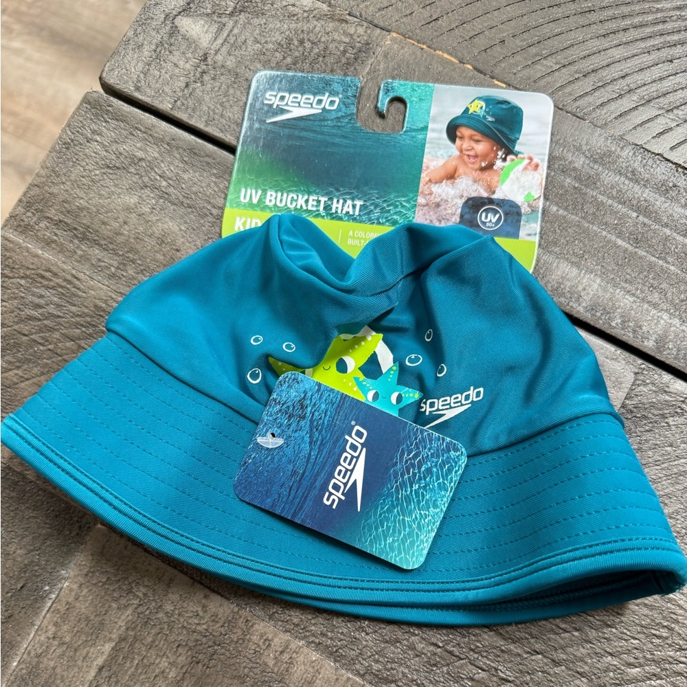 Speedo Blue Baby Swim Hat UV Protection